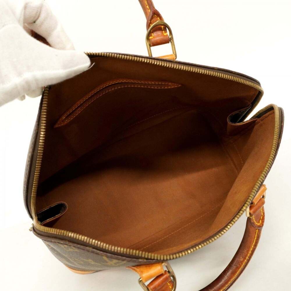 LOUIS VUITTON Authentic Brown Monogram Alma Bag - Picture 4 of 11